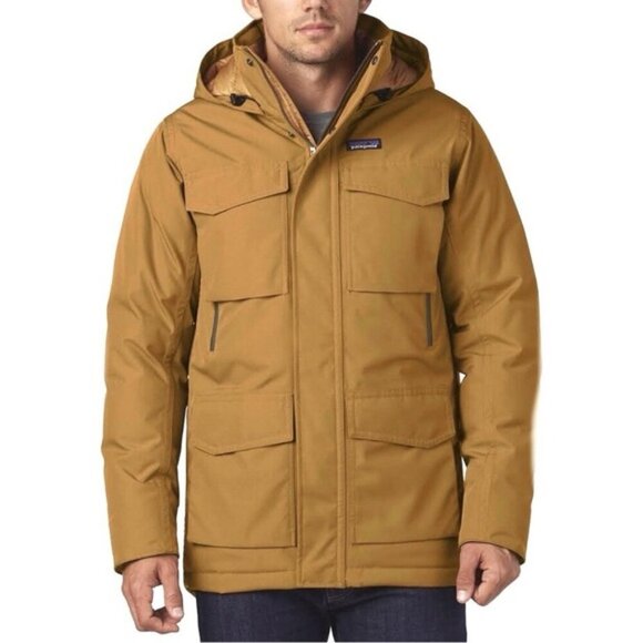 Patagonia Brown Down Jacket with Hood - Men’s M - Picture 1 of 13